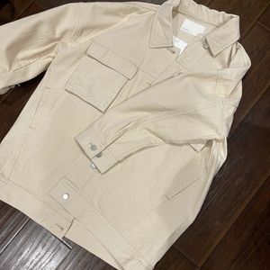 NEW WITH TAG White denim jacket from OAK+FORT